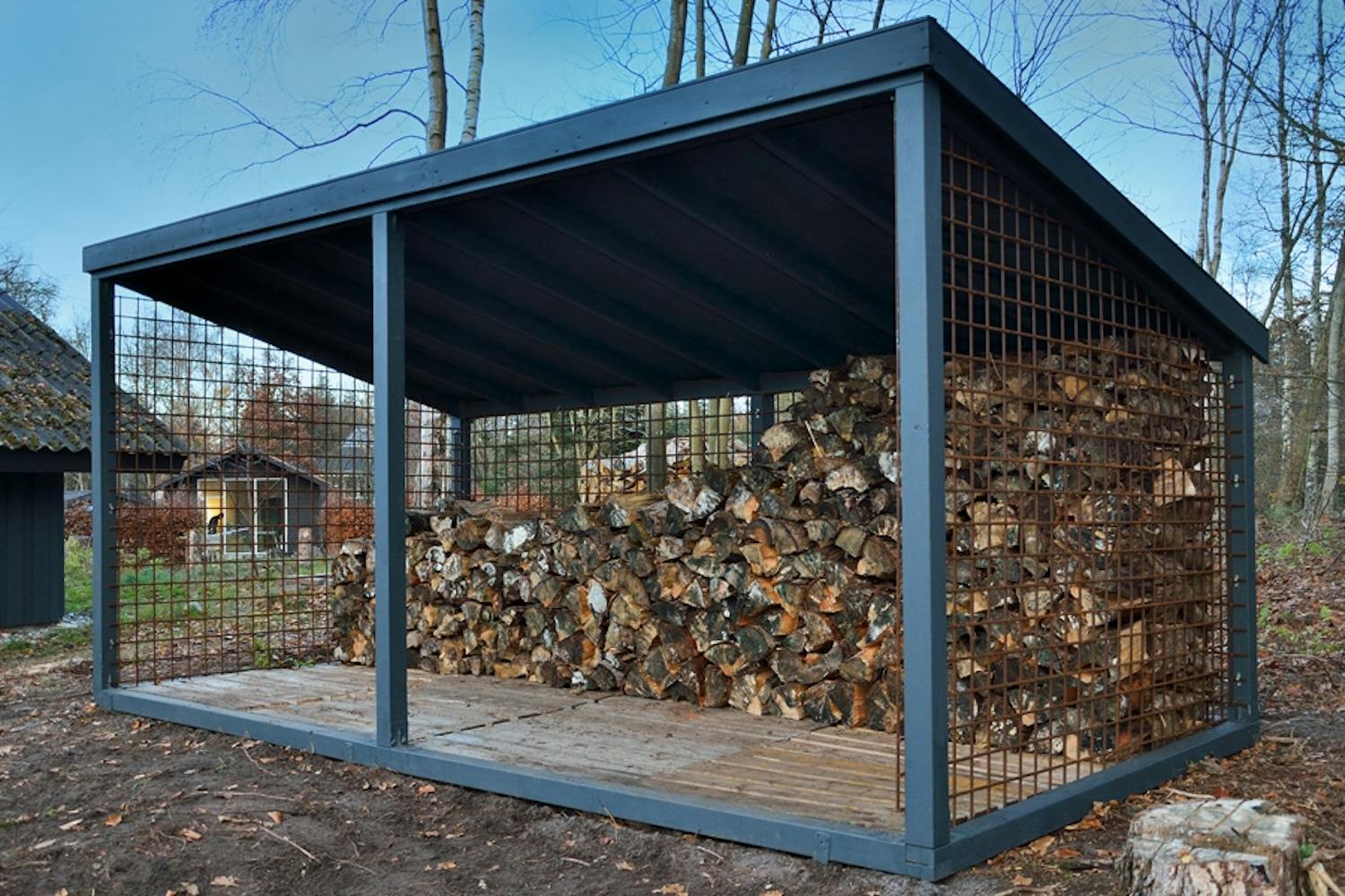 Brændeskur Brændeskur